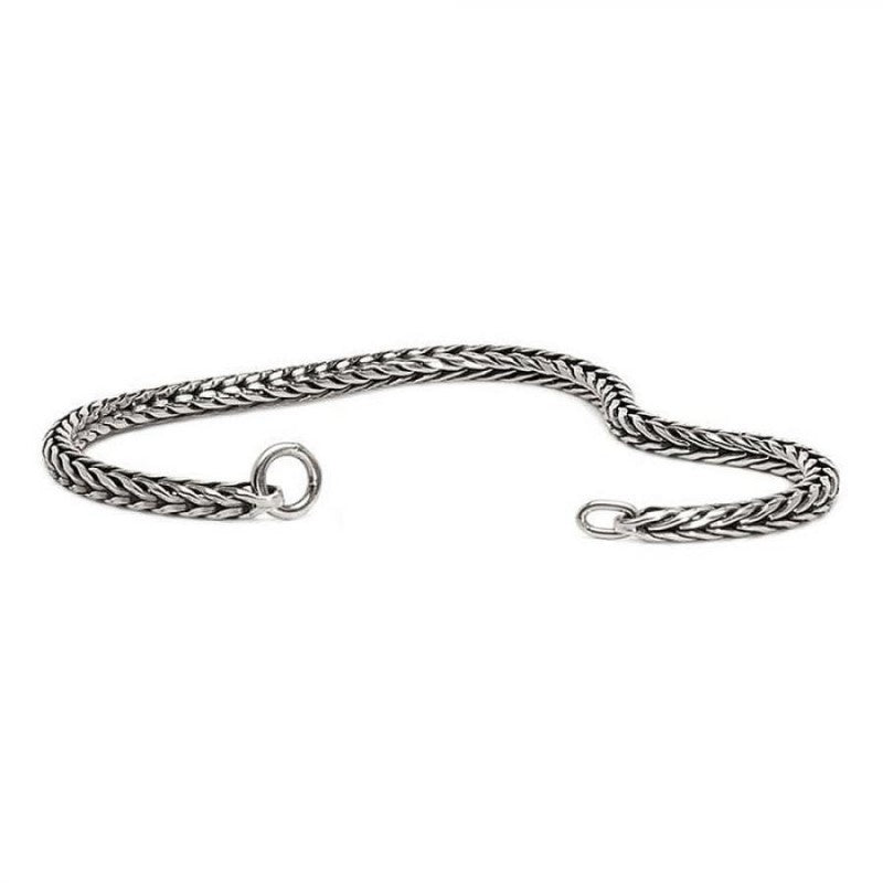 SilberDream Bracciale Argento 925 Con Anelli: Elegante Gioiello Donna, Lunghezza 18-21 Cm (SDA1178J)
