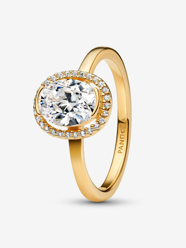 Anello Punto Luce Ovale