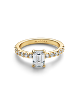Anello Taglio Baguette