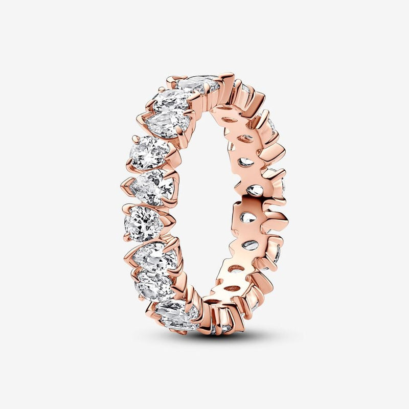 Anello Fascia Gocce Asimmetriche - Gioielleria Fondente