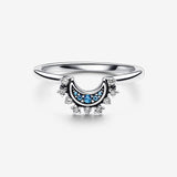 Anello Luna Pietre Blu - Gioielleria Fondente