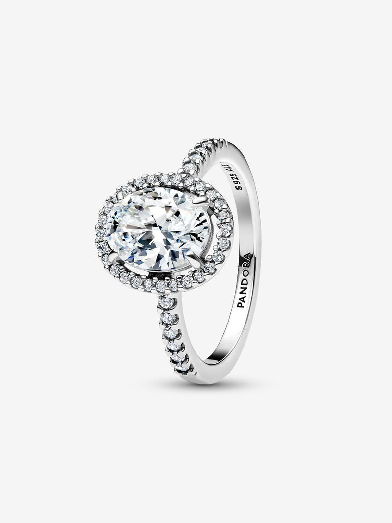 Anello Punto Luce Ovale