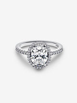 Anello Punto Luce Ovale