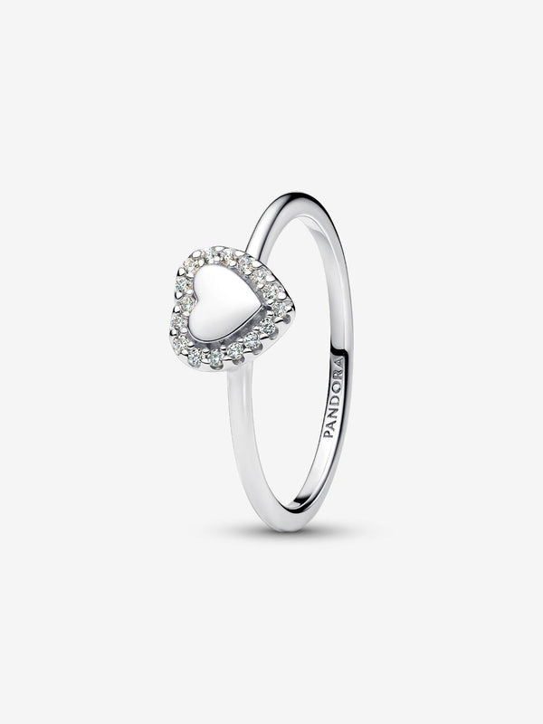 Anello Cuore e Pavè da incidere