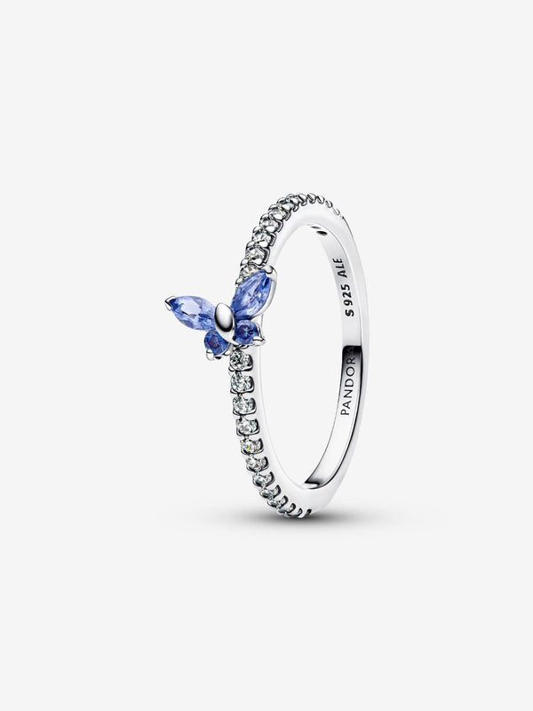 Anello Farfalla scintillante Argento Sterling 925