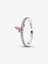 Anello Farfalla scintillante Argento Sterling 925