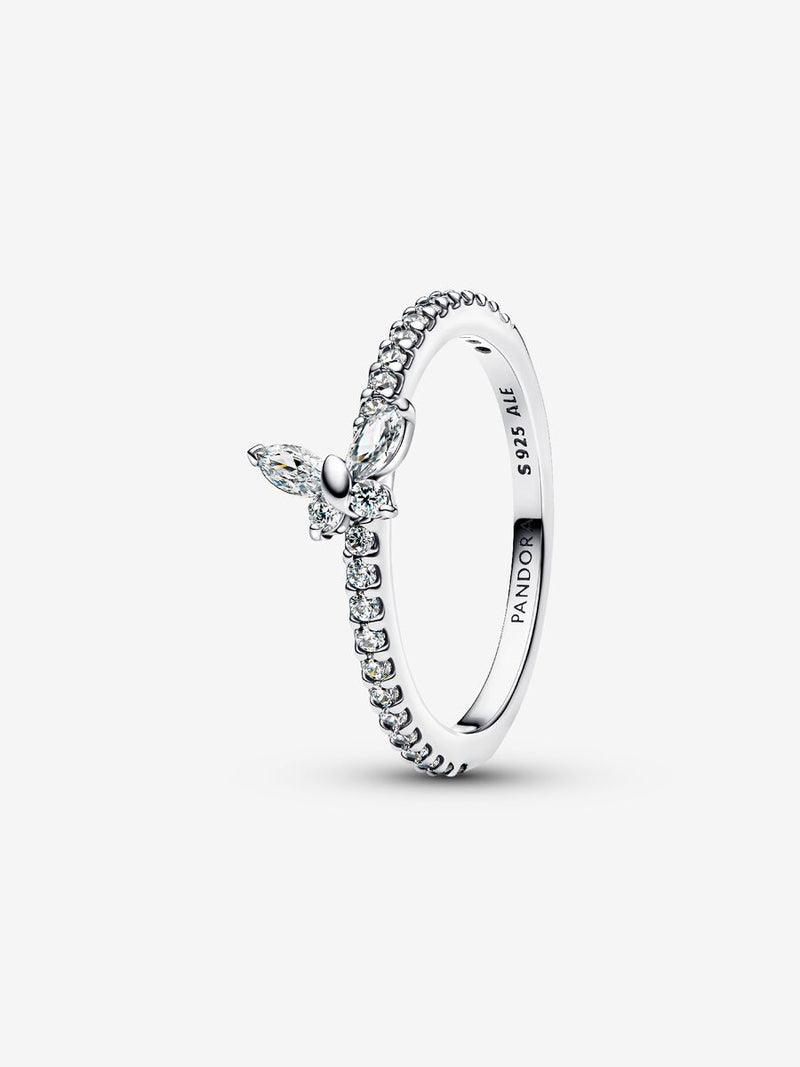 Anello Farfalla Luminosa Argento Sterling 925