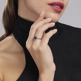 Anello con zaffiro sintetico COOL OR RÉTRO? - Gioielleria Fondente