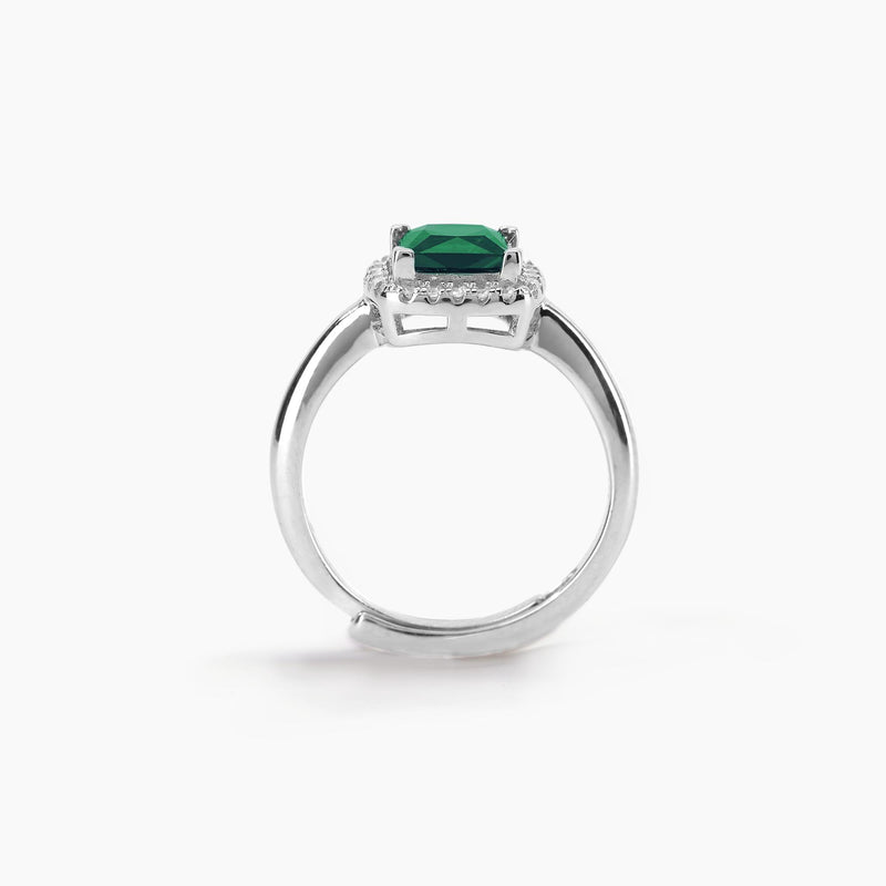 Anello con smeraldo sintetico COOL OR RÉTRO? - Gioielleria Fondente