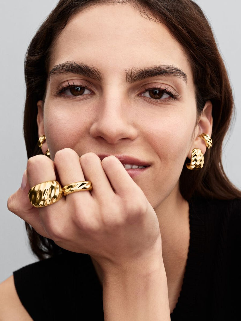 Anello Fascia Larga Dune