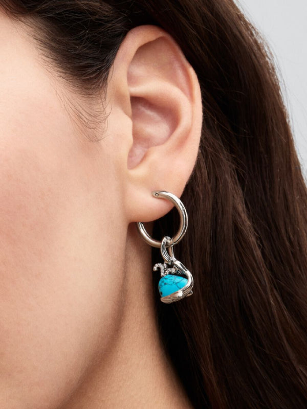Charm Pendente Balena Turchese