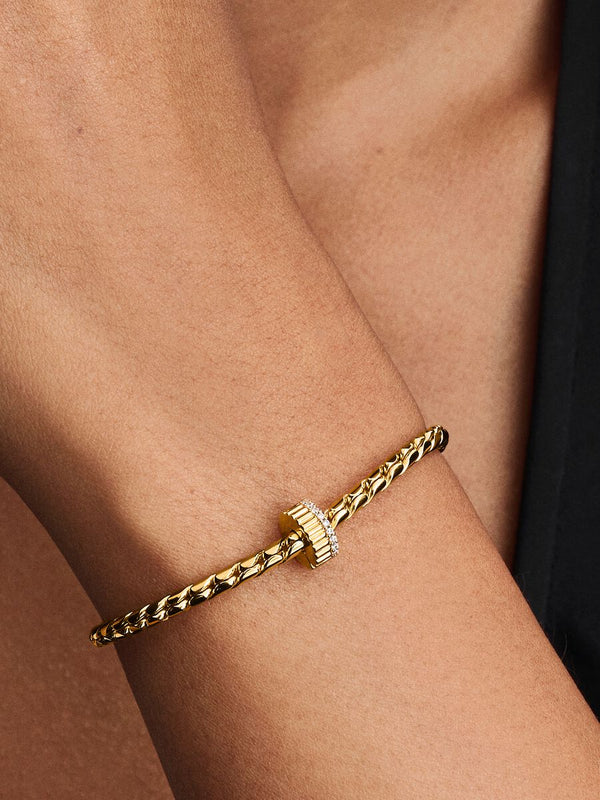 Clip Rigata con Pietre