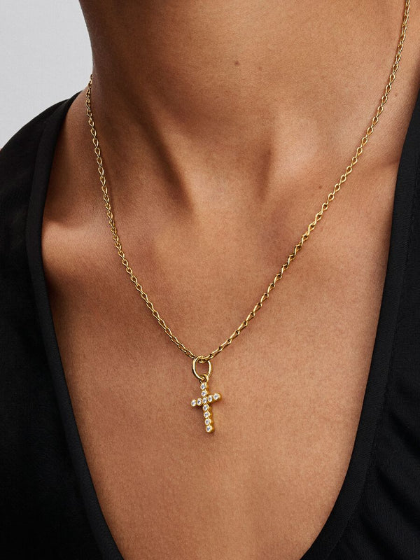 Charm Pendente Croce Luminosa