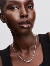 Charm Cuore con Pietra Rossa Scuro Gennaio da incidere