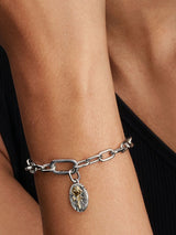 Charm Medallion Rosa "Rosa Inter Spinas Crescit"