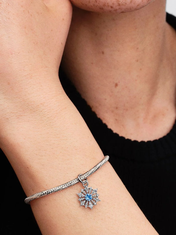 Disney, Frozen, Pendente Fiocco di Neve Argento Sterling 925