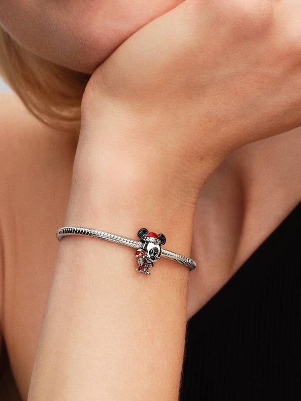 Disney, Mickey Mouse, Magia del Natale Argento Sterling 925