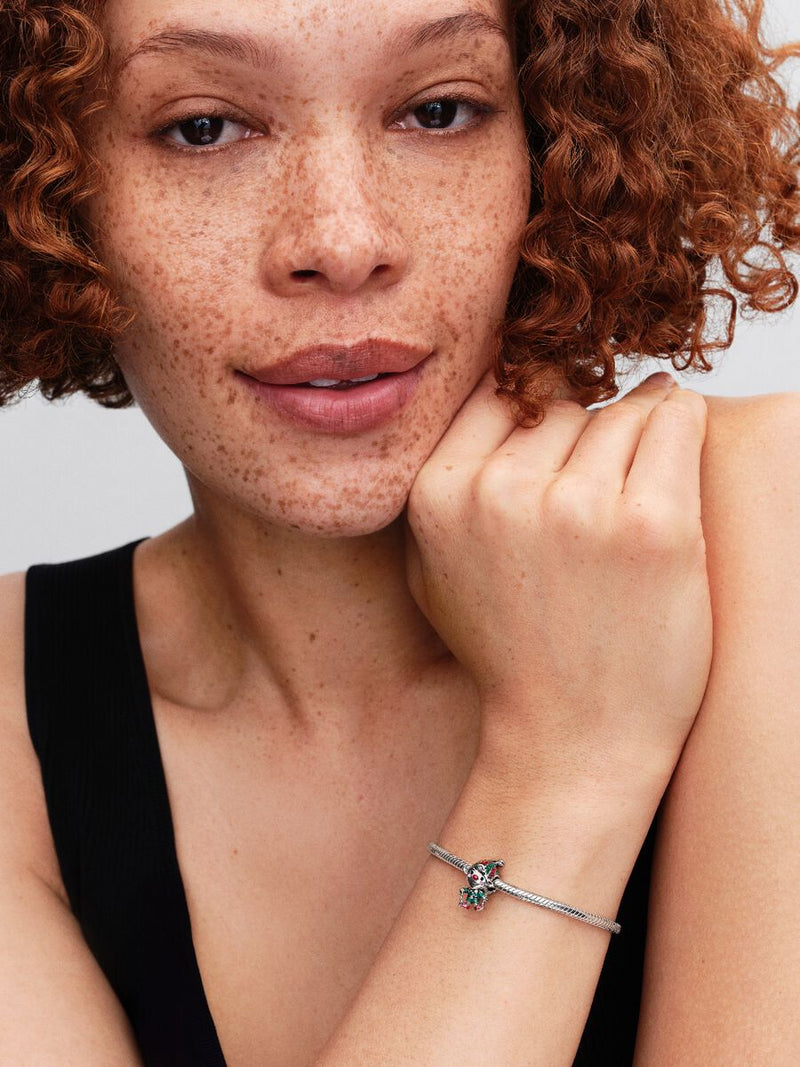 Charm Elfo di Babbo Natale Argento Sterling 925