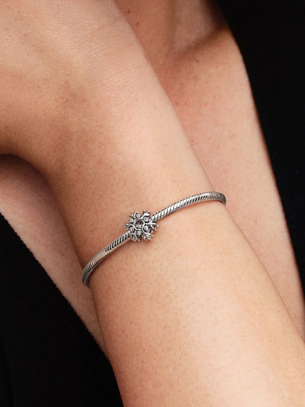 Charm Openwork Fiocco di Neve Argento Sterling 925