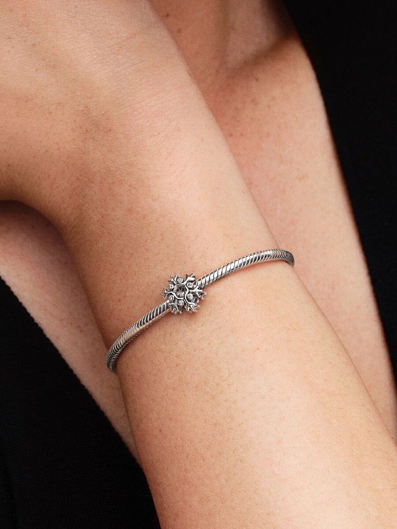 Charm Openwork Fiocco di Neve Argento Sterling 925