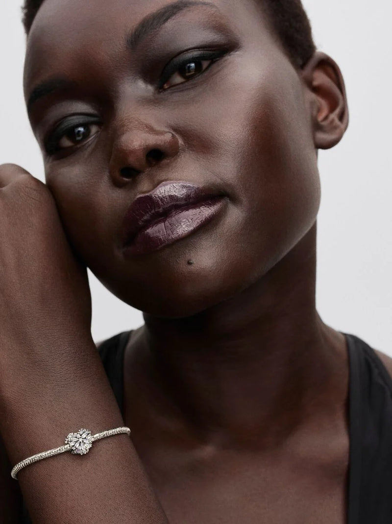 Charm Cuore Raggi Luminosi Argento Sterling 925