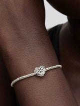 Charm Cuore Raggi Luminosi Argento Sterling 925