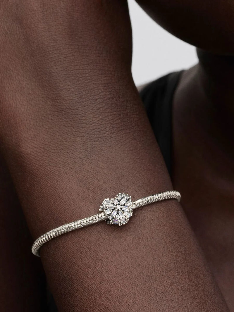 Charm Cuore Raggi Luminosi Argento Sterling 925