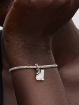 Charm Pendente Orso Polare Mamma e Cucciolo Argento Sterling 925