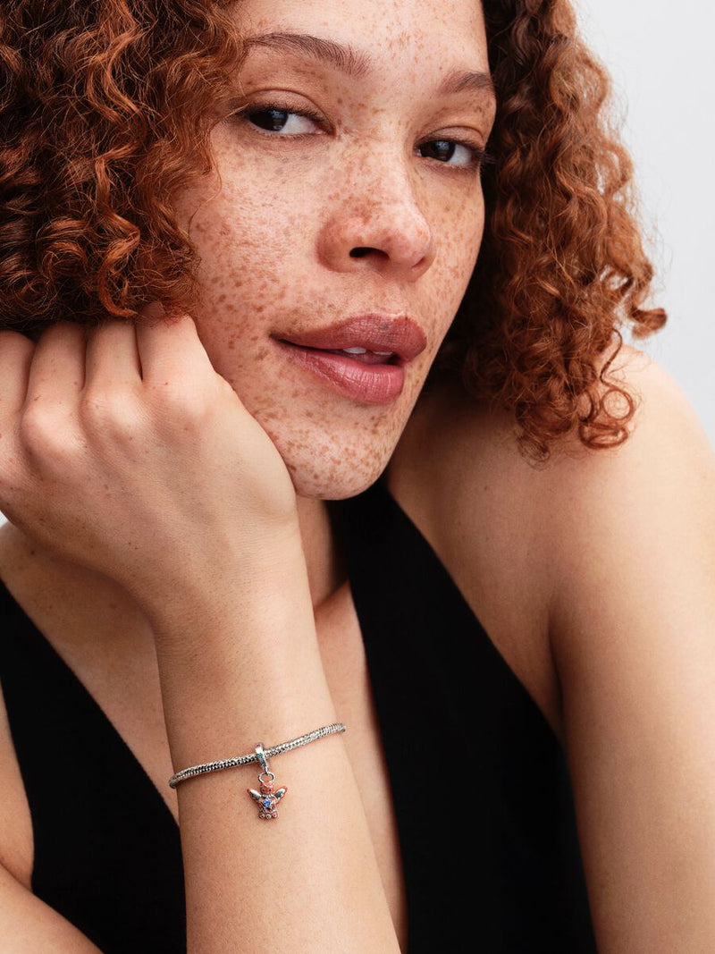 Charm Pendente Angelo Pan di Zenzero Argento Sterling 925