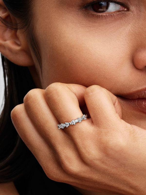 Anello Fiocchi Luminosi Argento Sterling 925