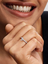 Anello Farfalla Luminosa Argento Sterling 925
