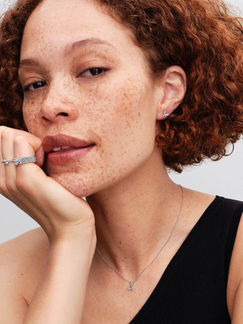 Collana Farfalla Luminosa Argento Sterling 925