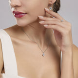 Orecchini a monachella con ciondolo a cuore LOVE AFFAIR