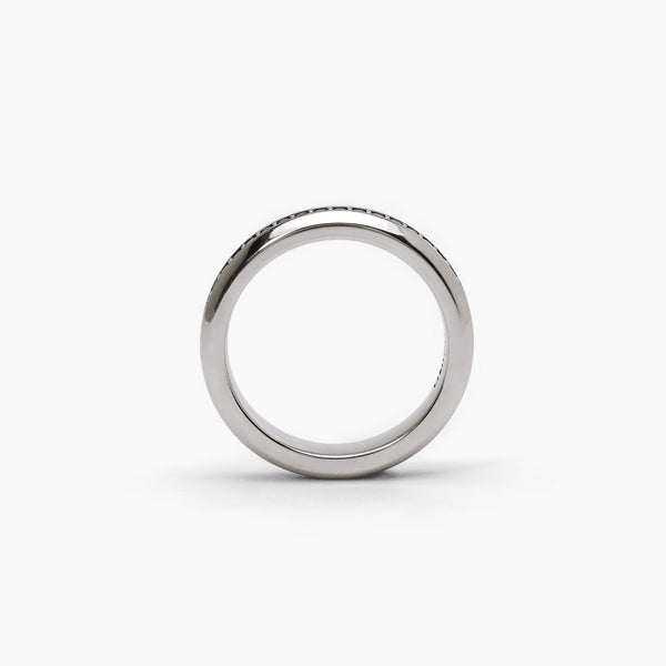 Anello pavè nero MONTECARLO - Gioielleria Fondente