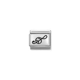 Link Composable Classic Chiave di violino in Argento