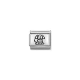 Link Composable Classic Cane in Argento ossidato