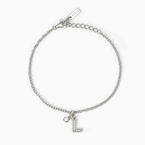 Bracciale lettera "L" - Gioielleria Fondente