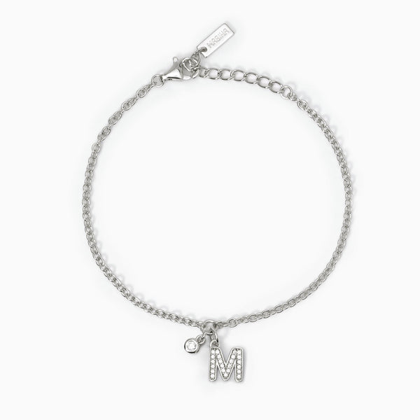 Bracciale lettera "M" - Gioielleria Fondente