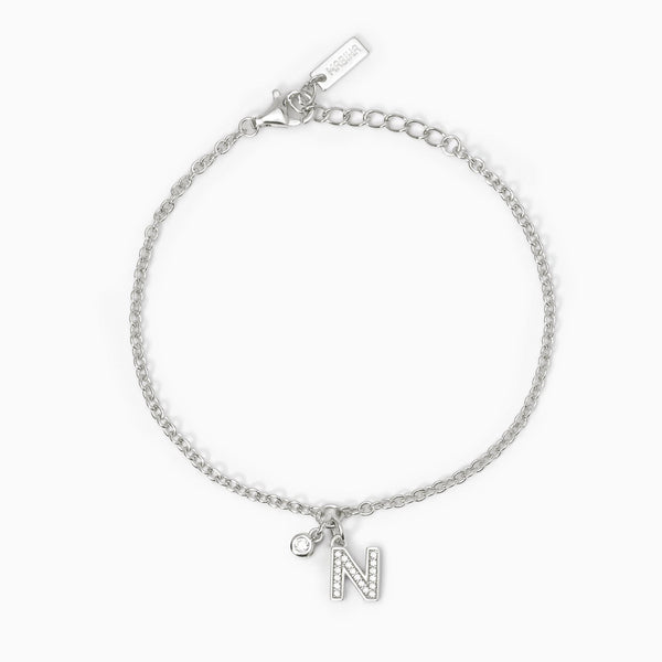 Bracciale lettera "N" - Gioielleria Fondente