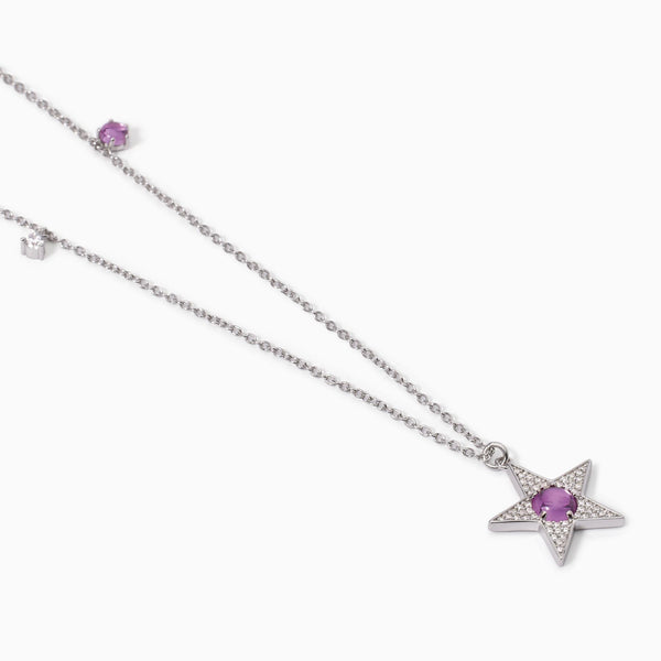Collana stella e tormalina sintetica STARLET - Gioielleria Fondente