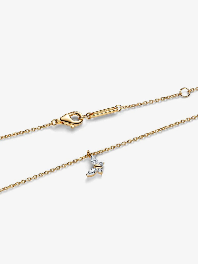 Collana con pendente Farfalla Placcatura in Oro 14k