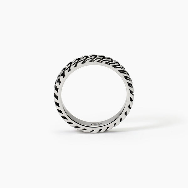 Anello maglia groumette NEW STREET - Gioielleria Fondente