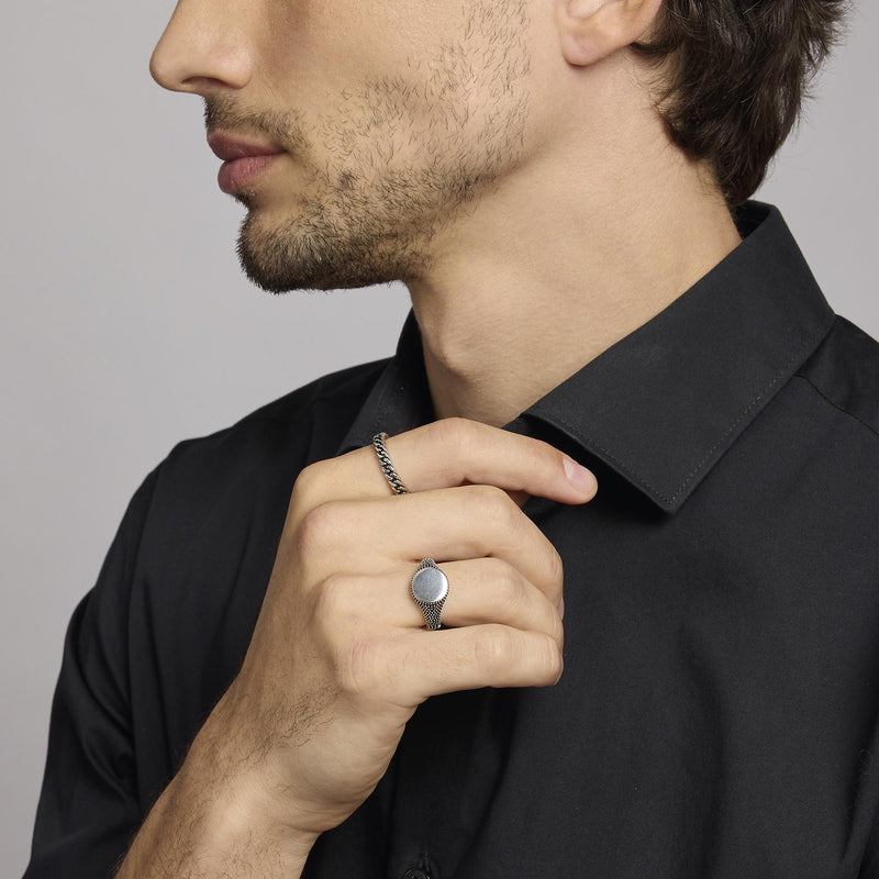 Anello maglia groumette NEW STREET - Gioielleria Fondente