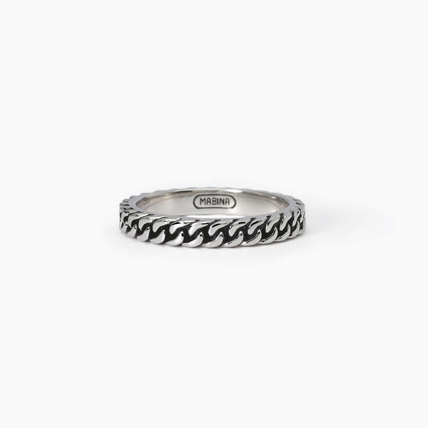 Anello maglia groumette NEW STREET - Gioielleria Fondente