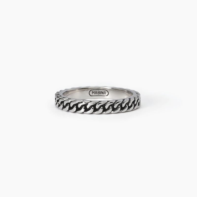 Anello maglia groumette NEW STREET - Gioielleria Fondente
