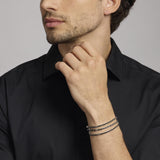 Bracciale tennis nero TENNIS CLUB - Gioielleria Fondente