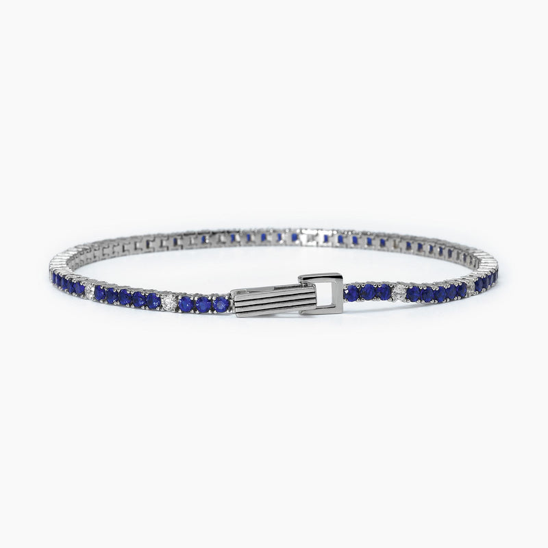 Bracciale tennis blu TENNIS CLUB - Gioielleria Fondente