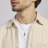 Collana con croce borchiata ANTICONFORMISTA