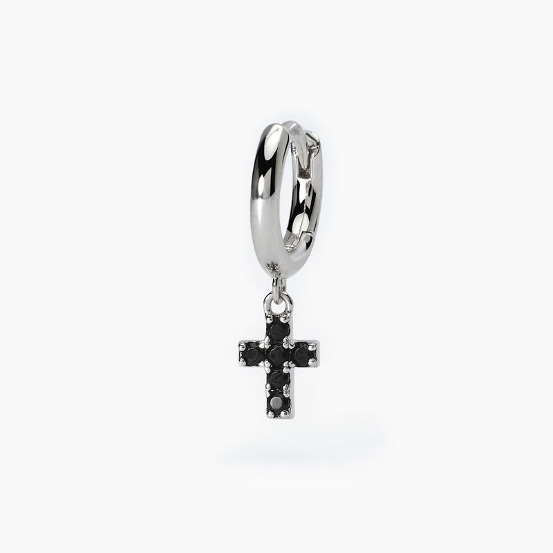 Orecchino con ciondolo croce MYSTICAL - Gioielleria Fondente