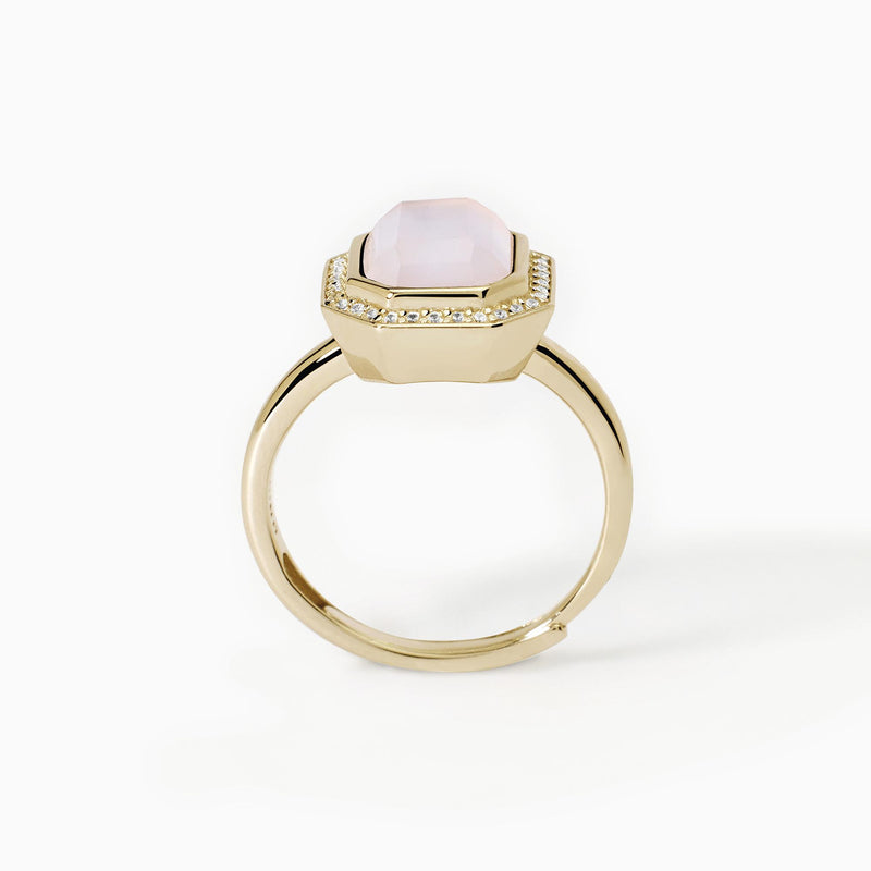 Anello taglio ottagonale con madreperla JETSET